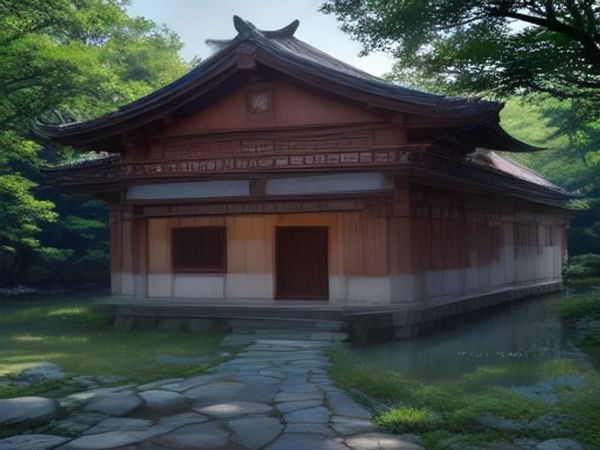 空之色水之色剧情分支结构示意，三条路线从共通剧情延伸开来，如河流分叉，每条路线指向不同的情感结局
