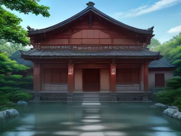 空之色水之色观看路线示意图，三条彩色路径从同一起点延伸，凛线为橙色轻快风格，真咲线为蓝色神秘风格，叶月线为深红色情感风格